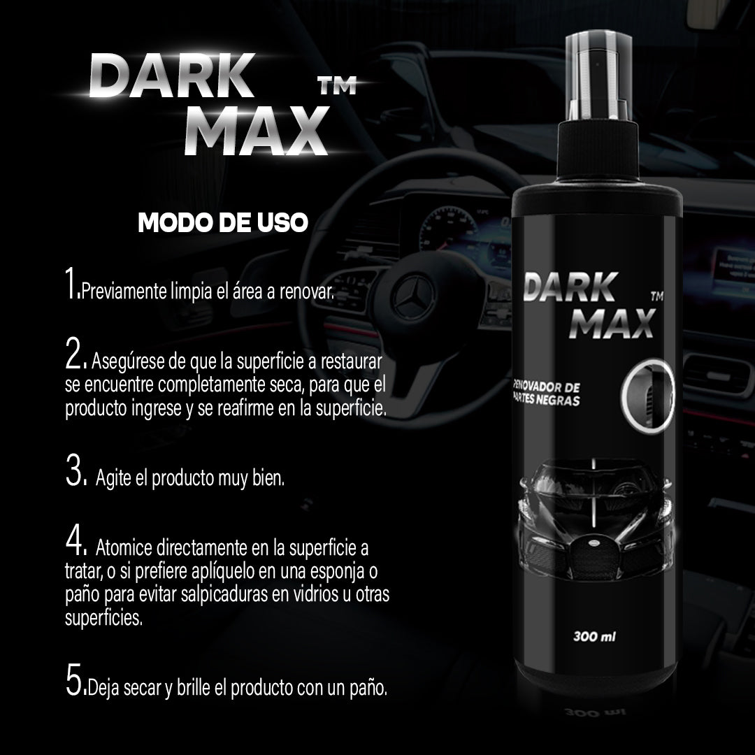 DARKMAX - Renovador de Partes Negras (Auto)