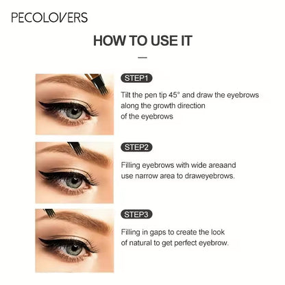 Delineador de Cejas 4 Puntas – Tinta Semi-